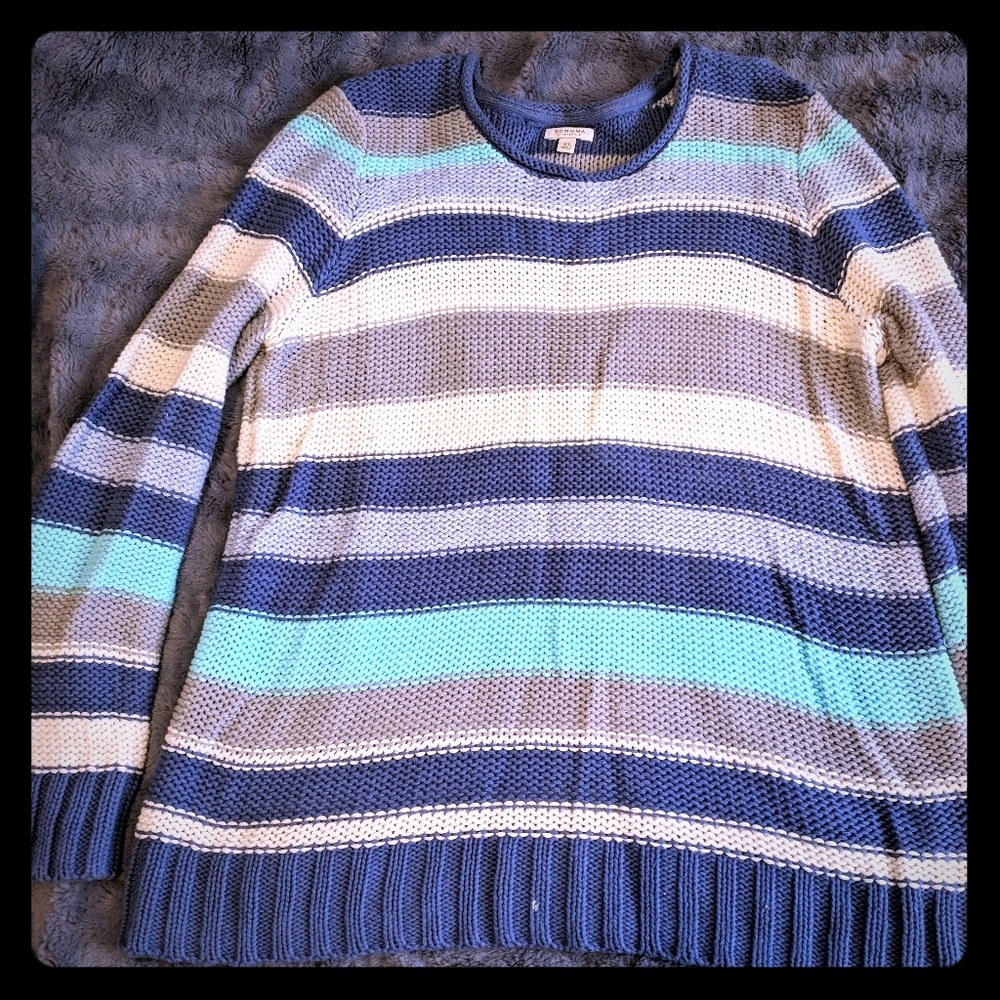 Striped Sonoma sweater